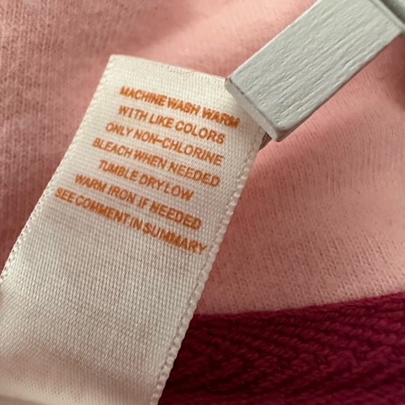 NWOT Sonoma Life + Style Floral Babydoll Full Zip Hoodie Top Pink Size 24 mos - Picture 11 of 16